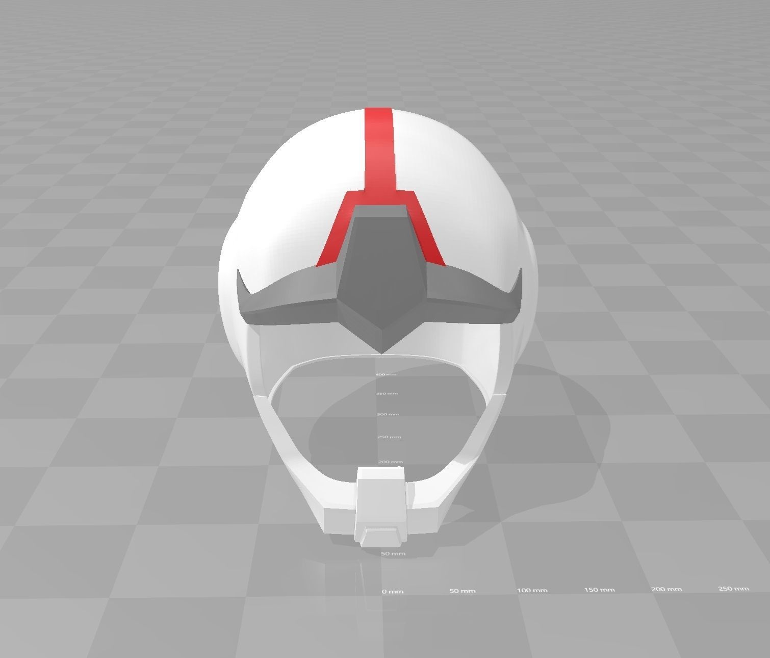 Gundam Earth Federation Space Helmet 3D print model_1