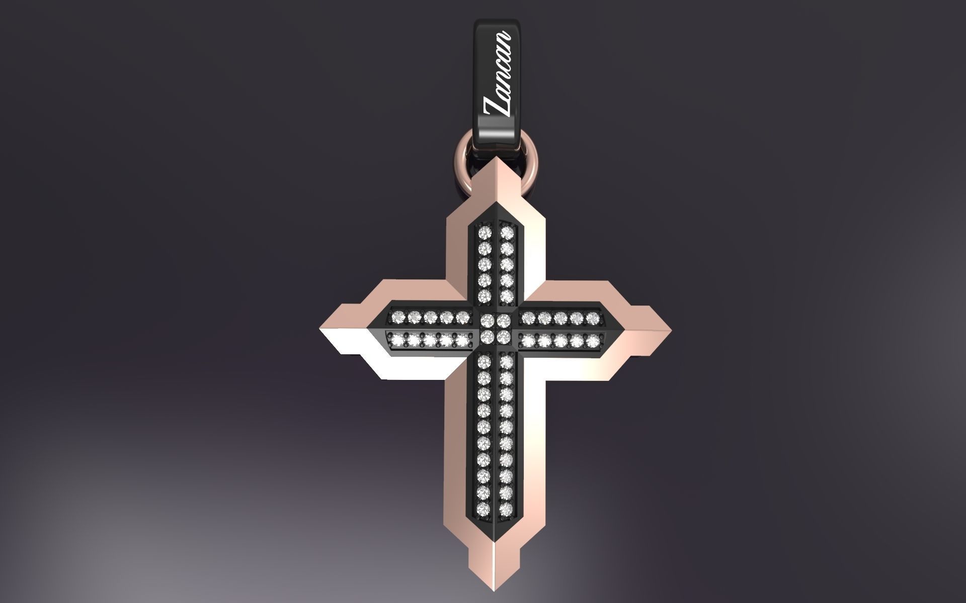 ZANCAN CROSS  3D print model_3