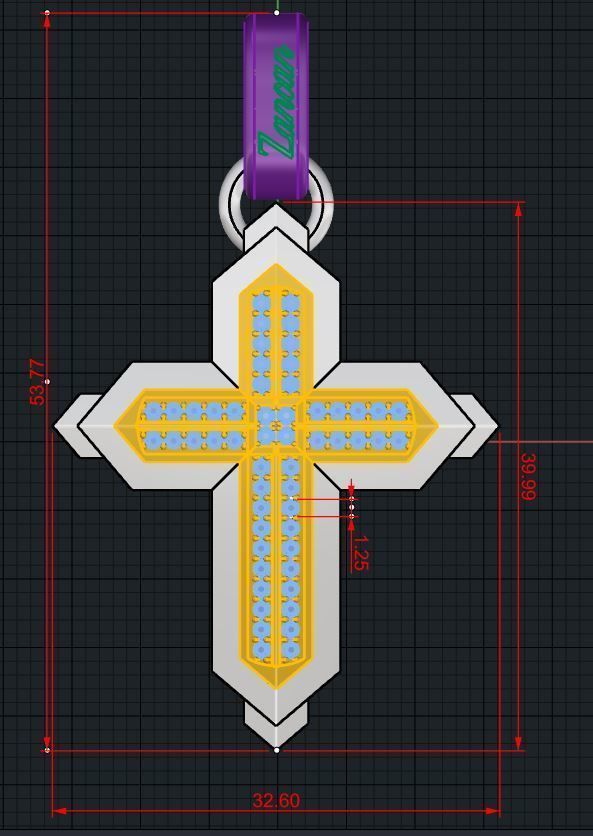 ZANCAN CROSS  3D print model_6