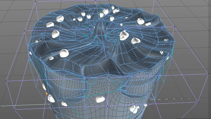 Ice Cream cone Low-poly 3D model_4