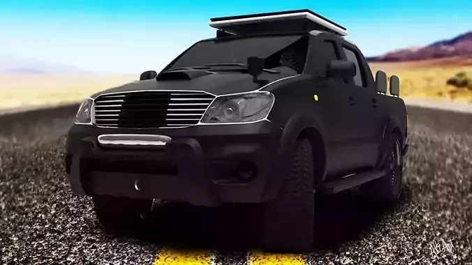 Car Hilux Modified SUV Truck 