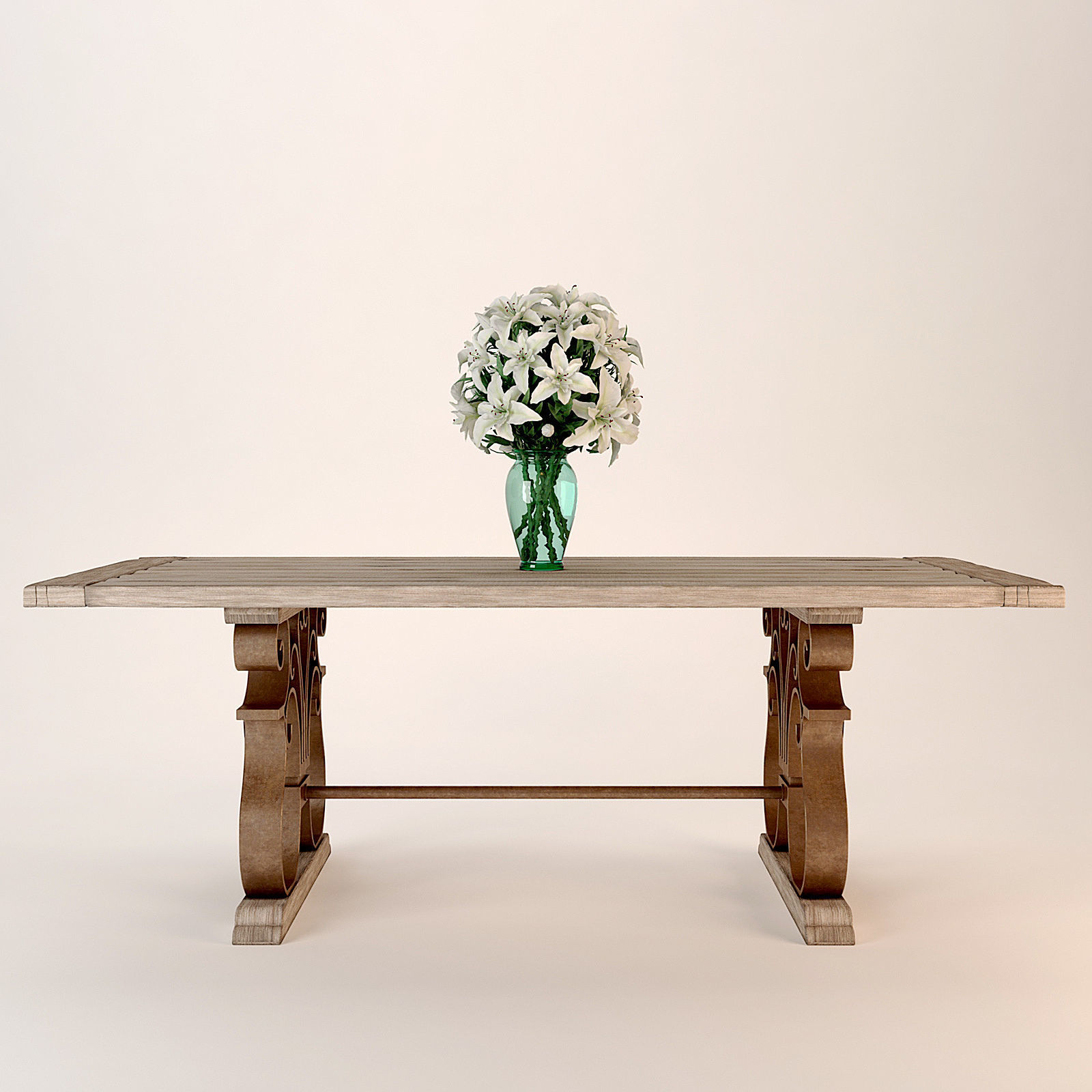 Andrew Martin Fredrick Dining Table 3D model_1