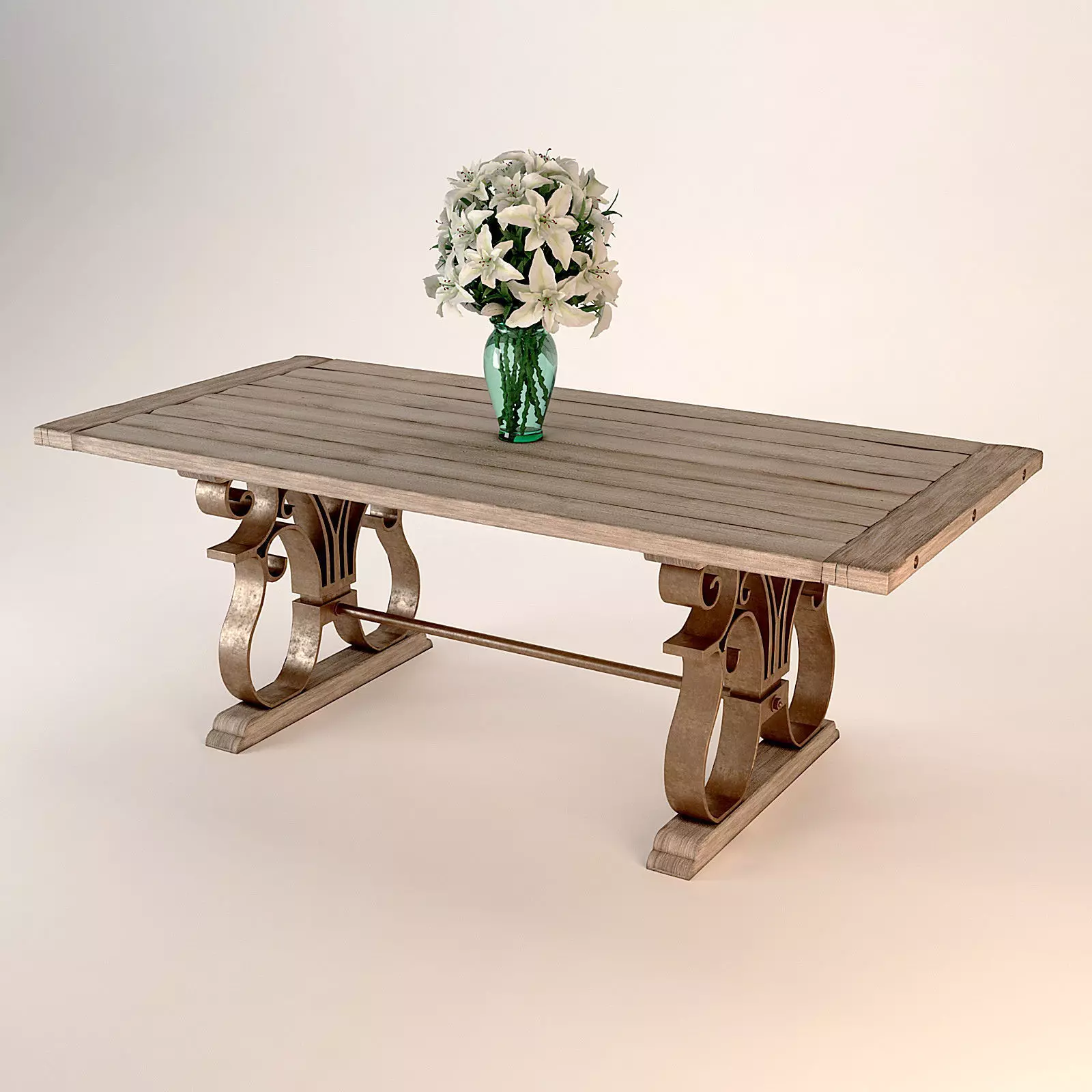 Andrew Martin Fredrick Dining Table 3D model_0