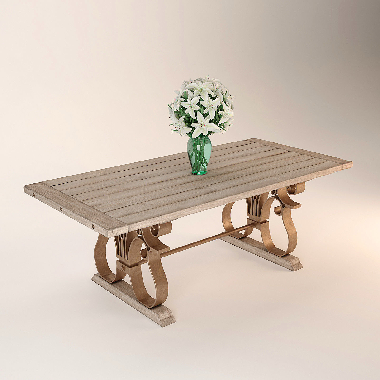 Andrew Martin Fredrick Dining Table 3D model_2