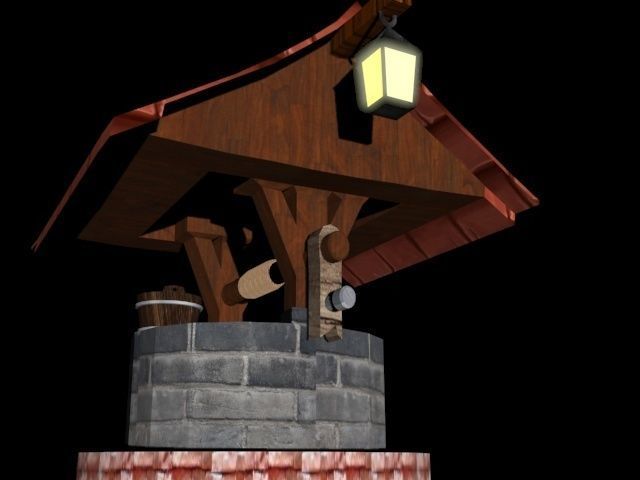 Water Well 3D model 3D model_1