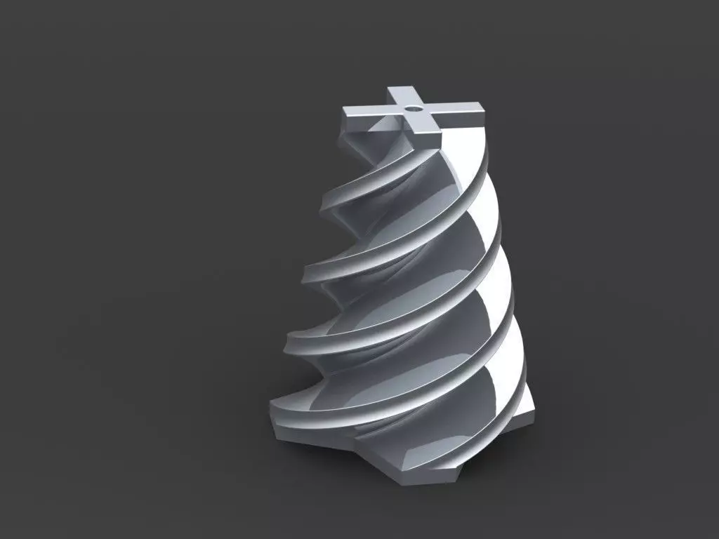 Meat Grinders Screw Free 3D model_0