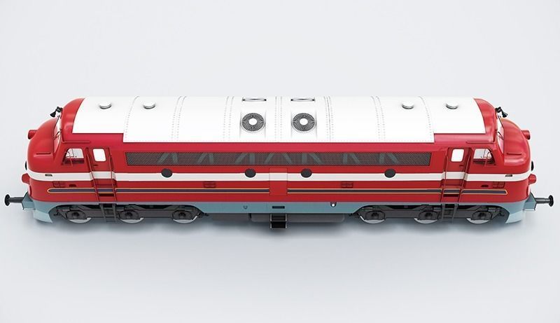 NoHAB M61 Locomotive Train Engine 3D model_5