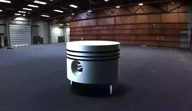Engine Piston Free 3D model