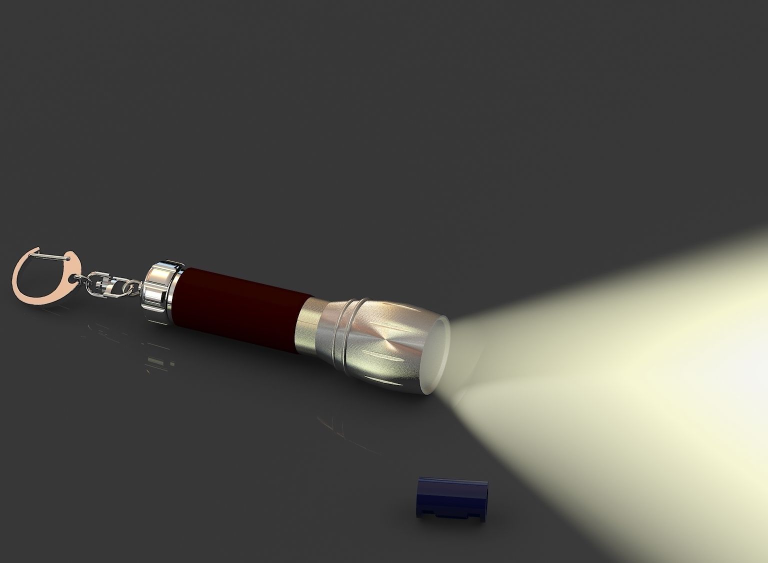Flaslight flashlight Free 3D model_1