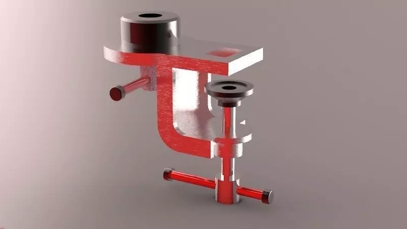 Universal Clamp-1 Free 3D model