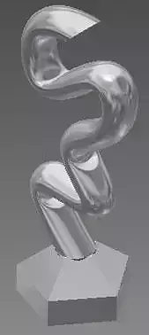 Abstract Pipe Free 3D print model