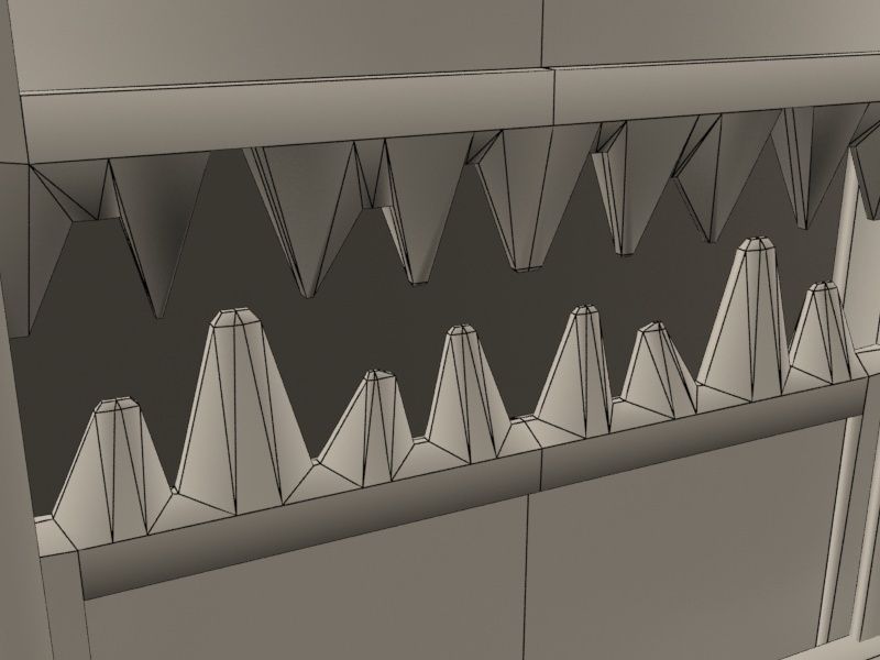 Teeth Gate Low-poly 3D model_21