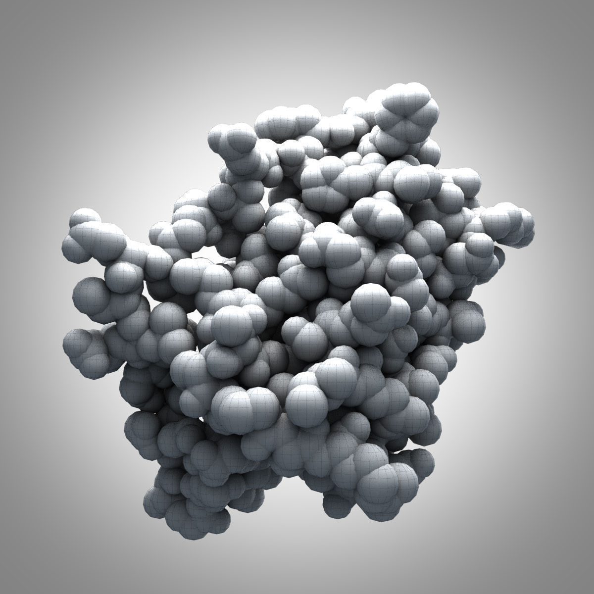 Leptin Protein 3D model_7