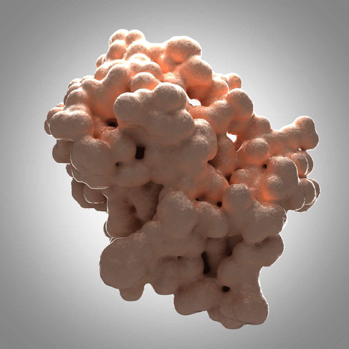 Leptin Protein 3D model_2