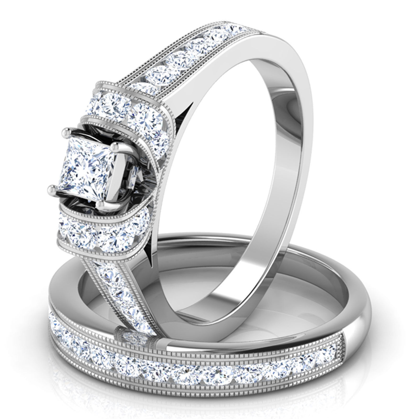 Couple Pride Ring 3D print model_8