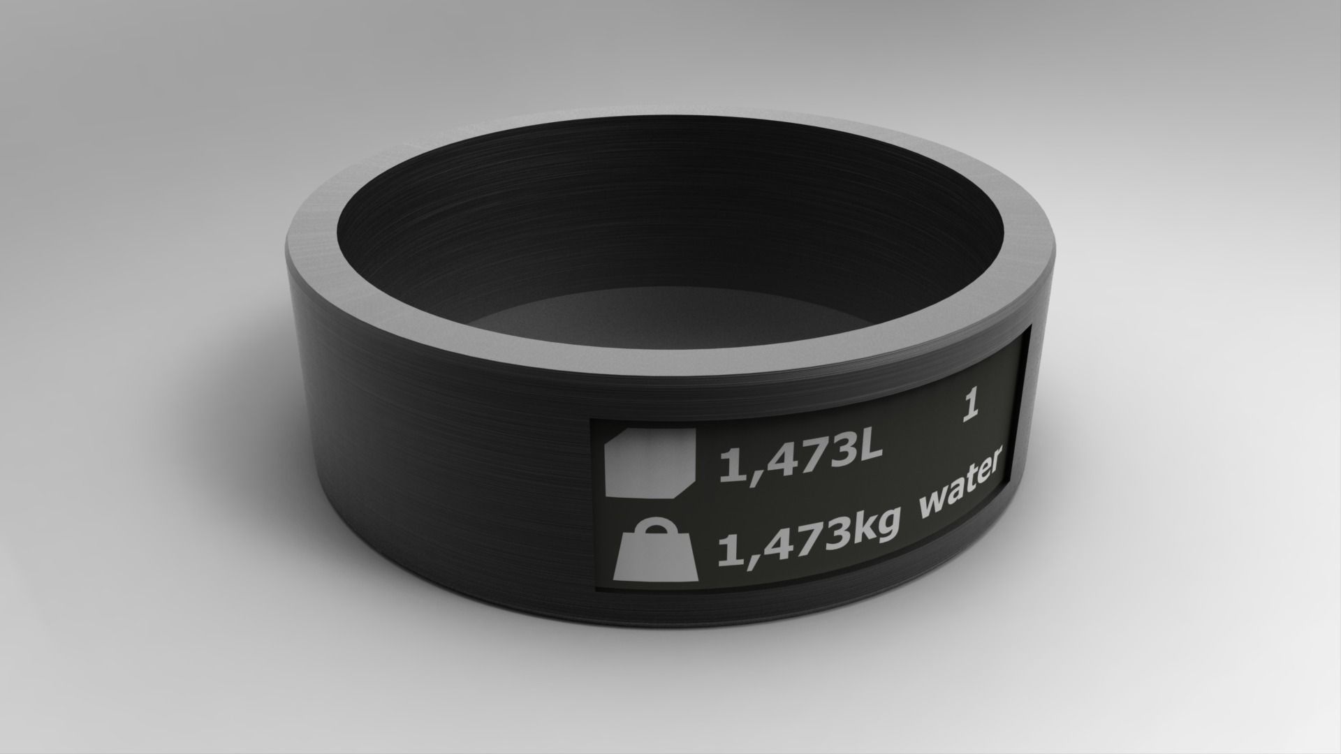 Stax temperature and volume indicator Free 3D model_2