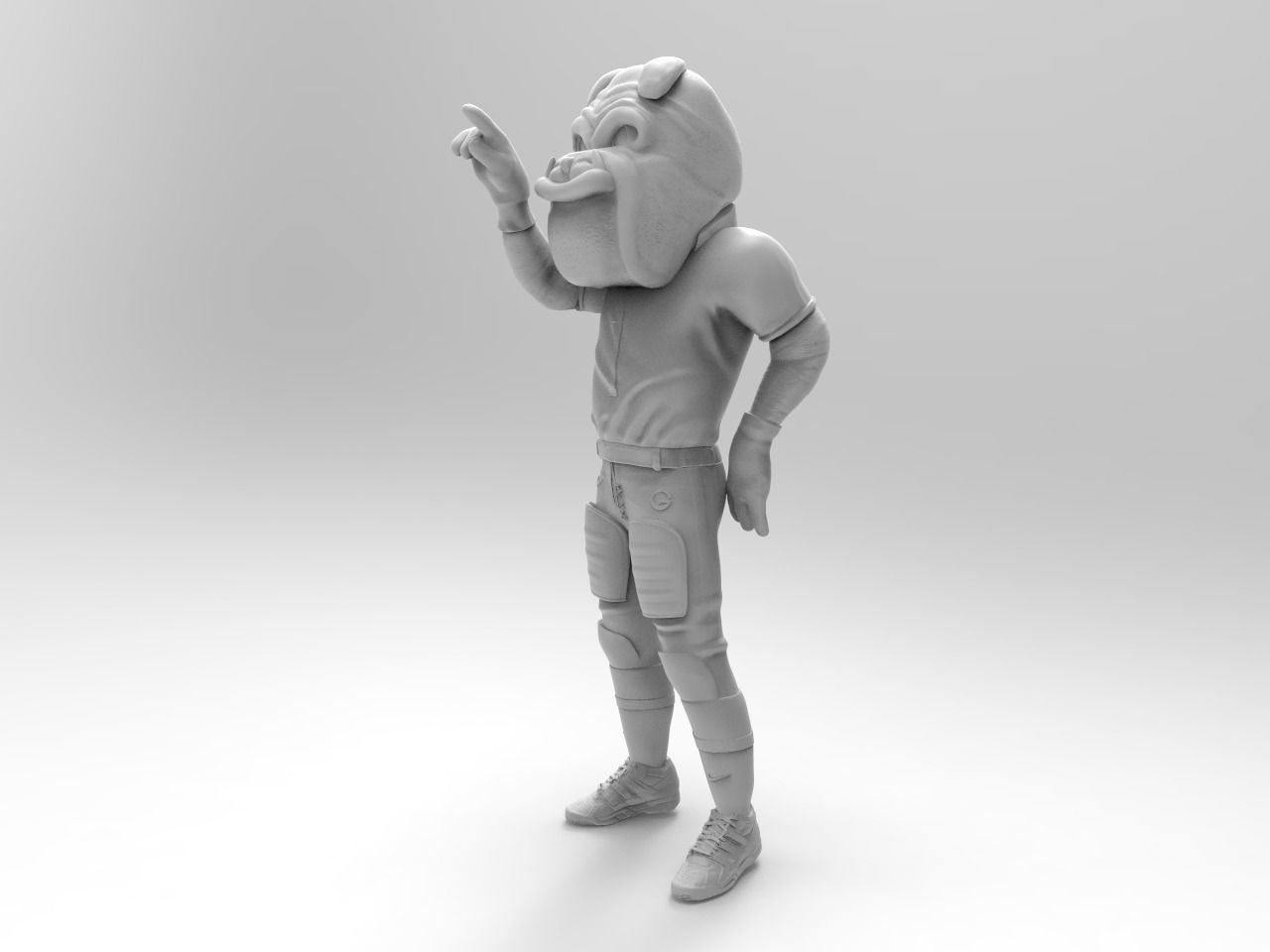 Hairy Dawg 3D print model_1