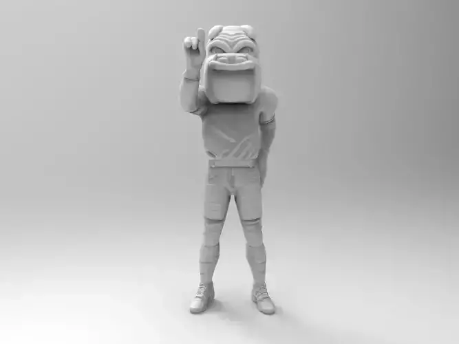 Hairy Dawg 3D print model