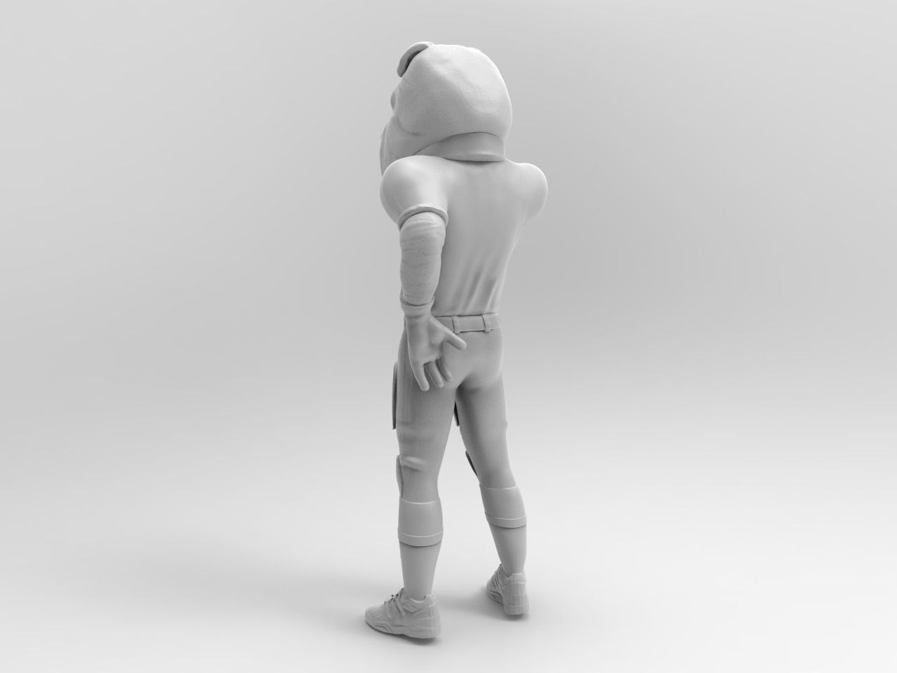 Hairy Dawg 3D print model_3