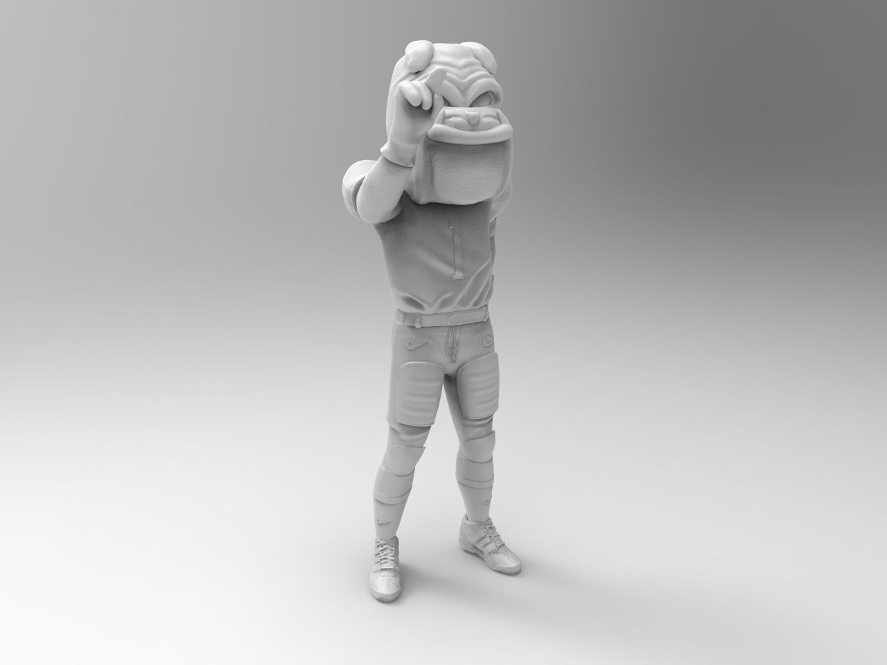 Hairy Dawg 3D print model_2