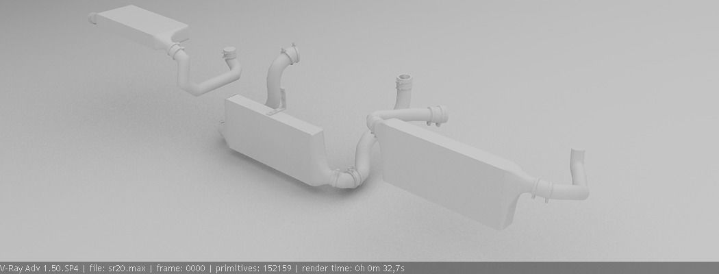 SR20 DET Nissan engine 3D model_4