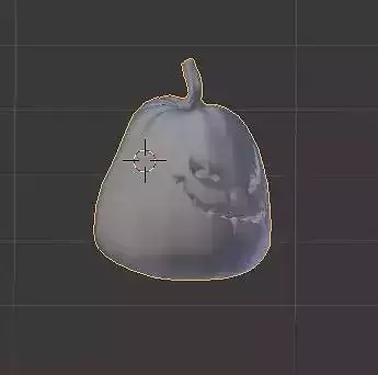 carved pumpkin 3D model