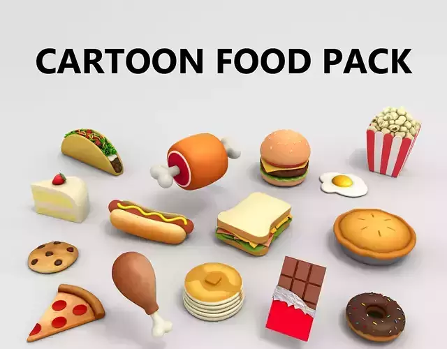 Cartoon Food Pack
