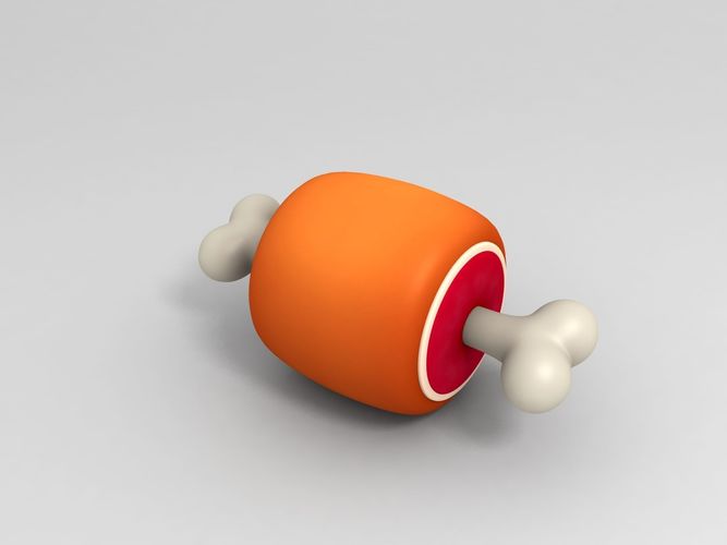 Cartoon Food Pack 3D model 7