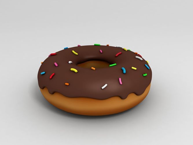 Cartoon Food Pack 3D model 6
