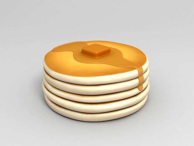 Cartoon Food Pack 3D model 4