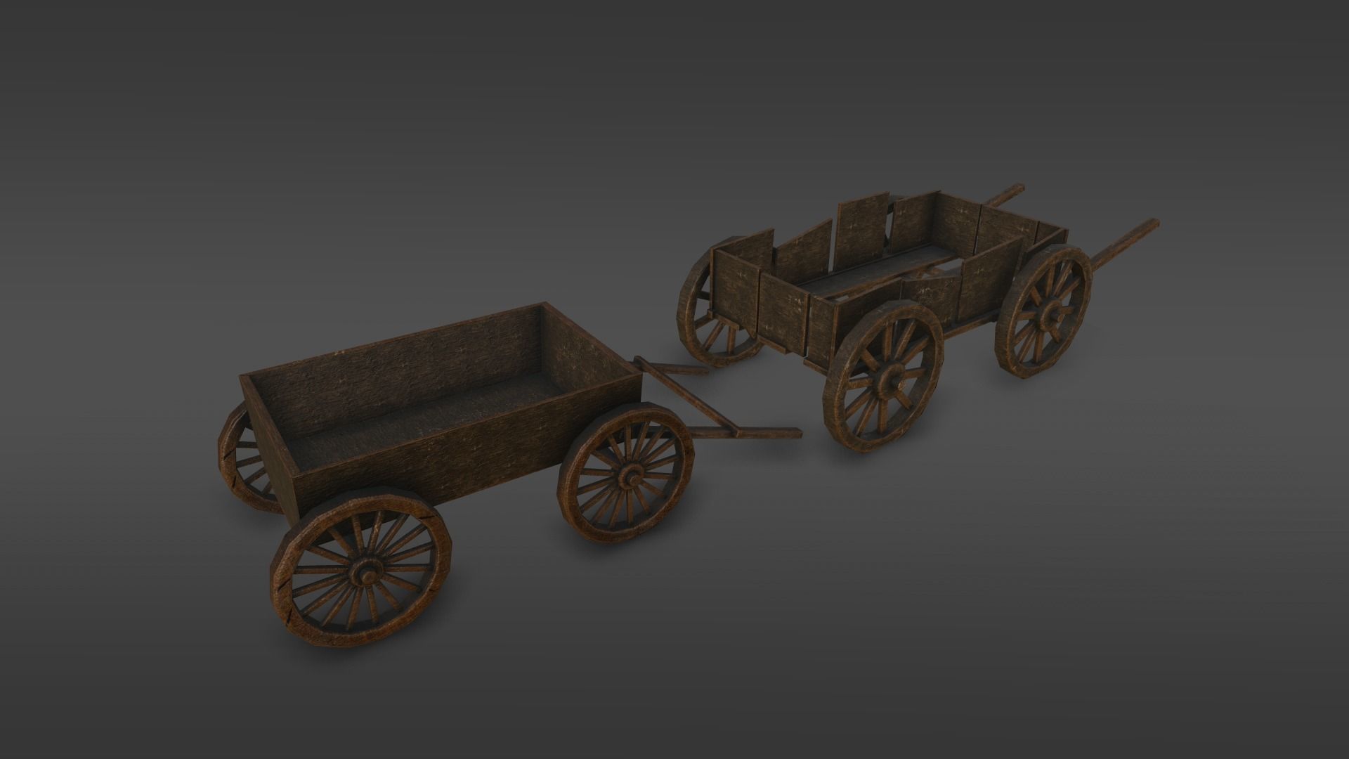 Medieval dray village pack
