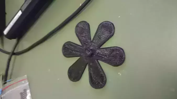6 blade propeller for DC motor