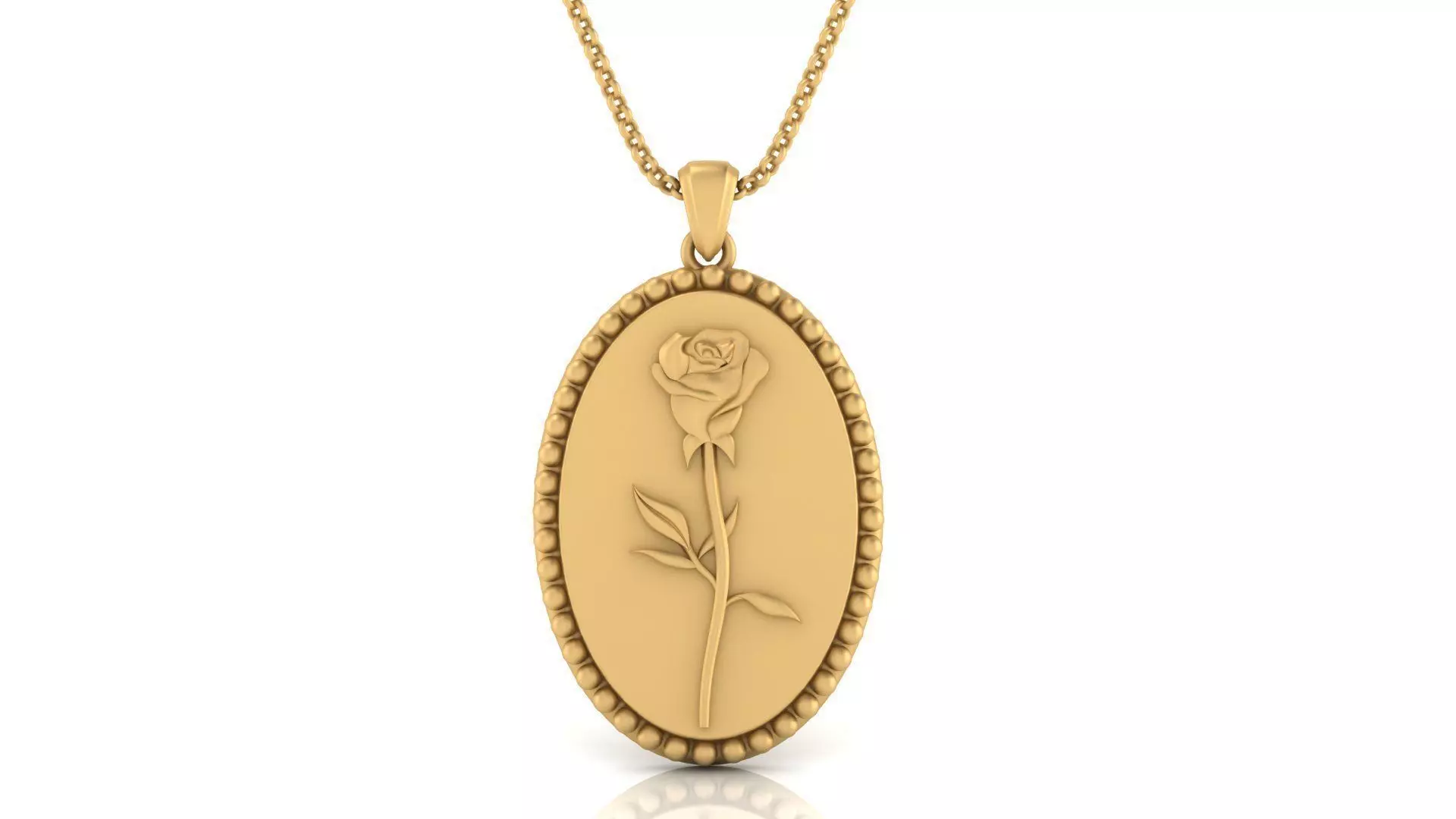 Rose Pendant 3D print model