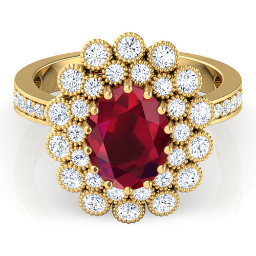 Ruby Ring 3D print model