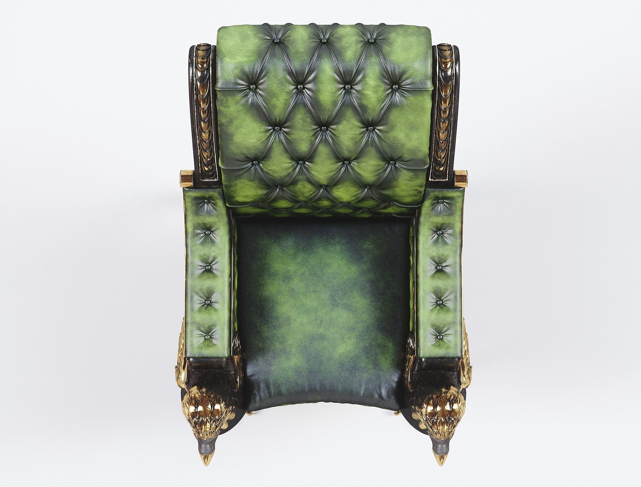 HippoGriffe Chair Low-poly 3D model_5