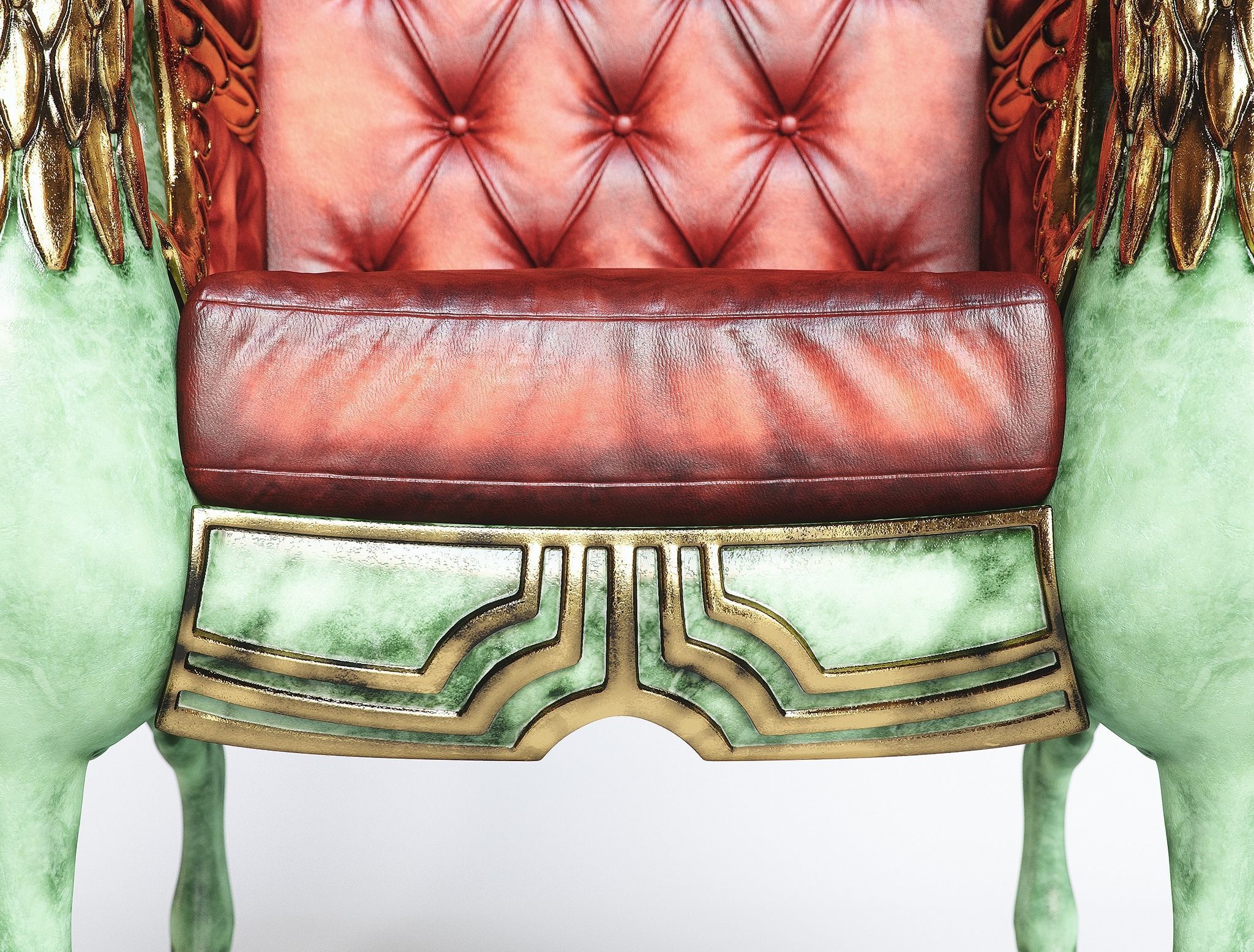 HippoGriffe Chair Low-poly 3D model_9