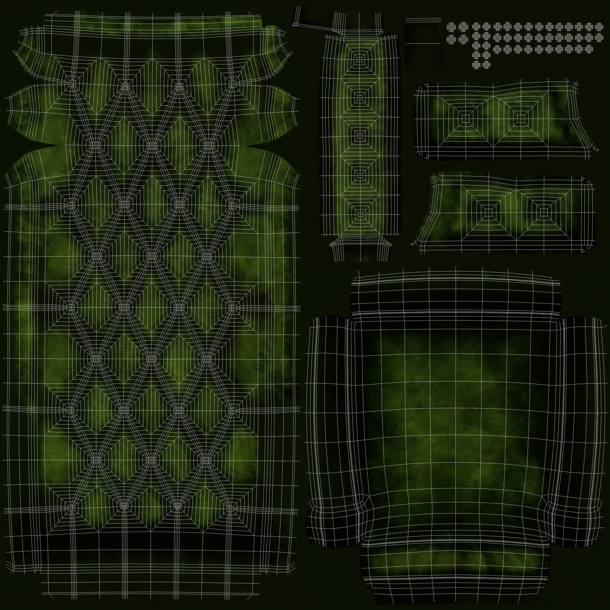 HippoGriffe Chair Low-poly 3D model_12