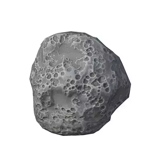 Asteroid v2 Low-poly 3D model