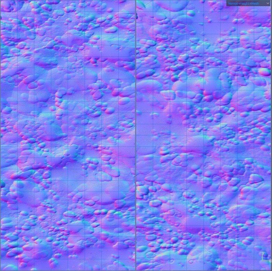 Asteroid v2 Low-poly 3D model_8