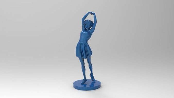 Sports Girl  3D print model