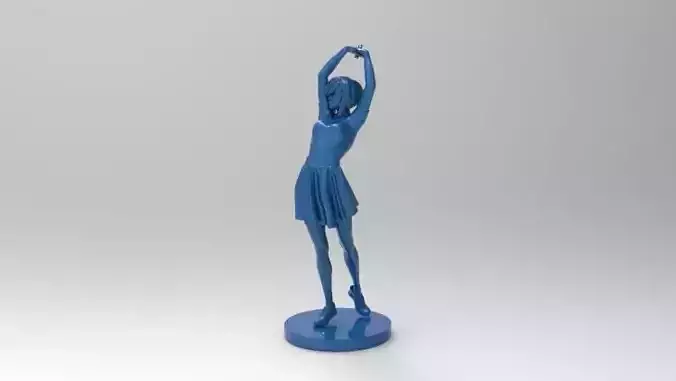 Sports Girl  3D print model