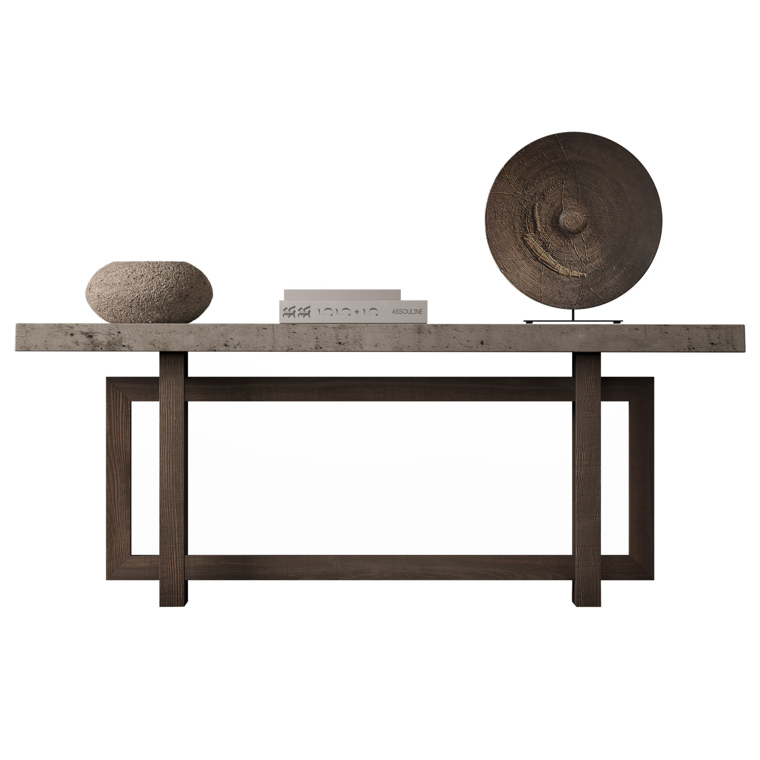 RH HESTON CONSOLE TABLE 3D model_7