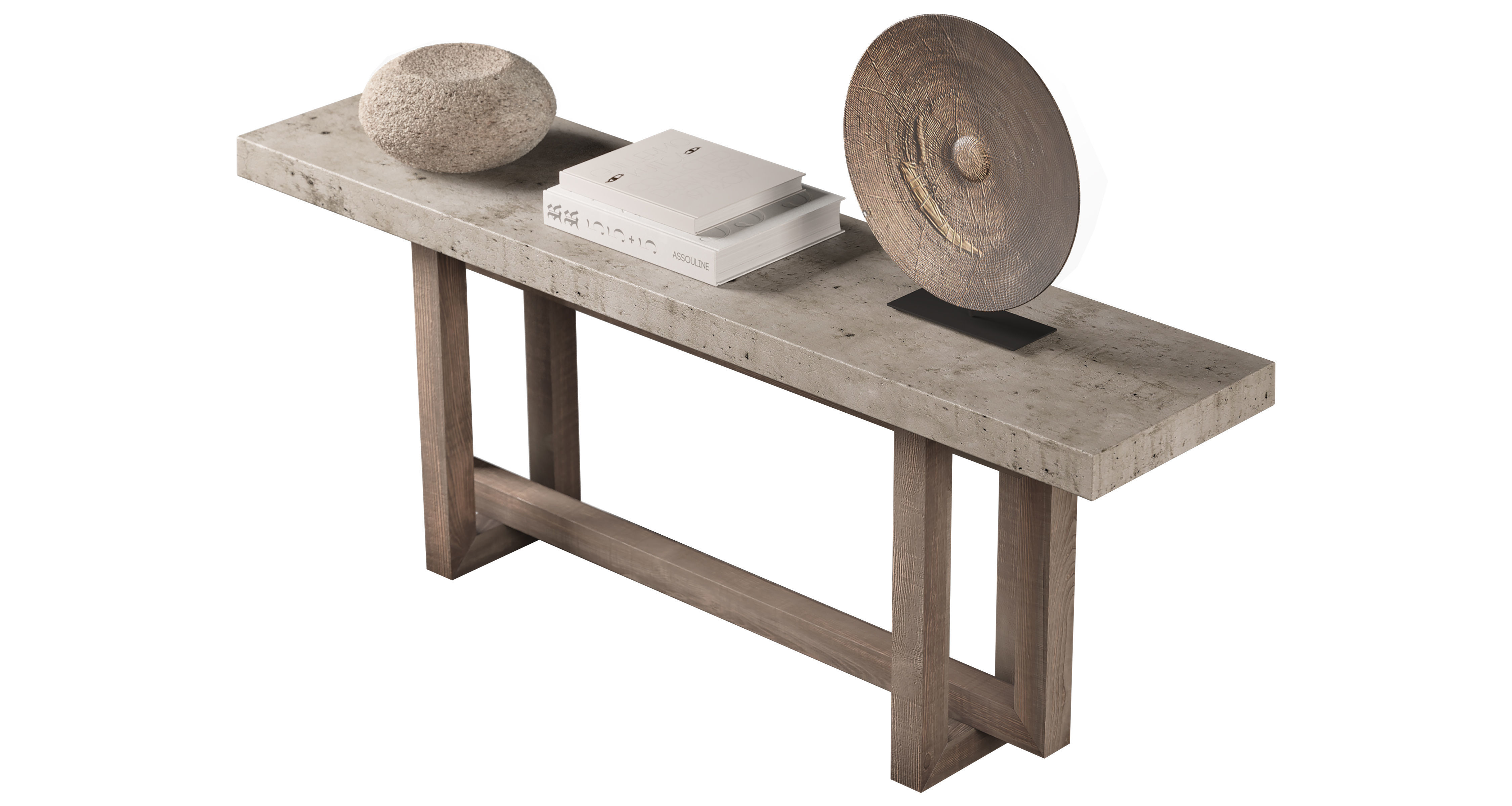 RH HESTON CONSOLE TABLE 3D model_3