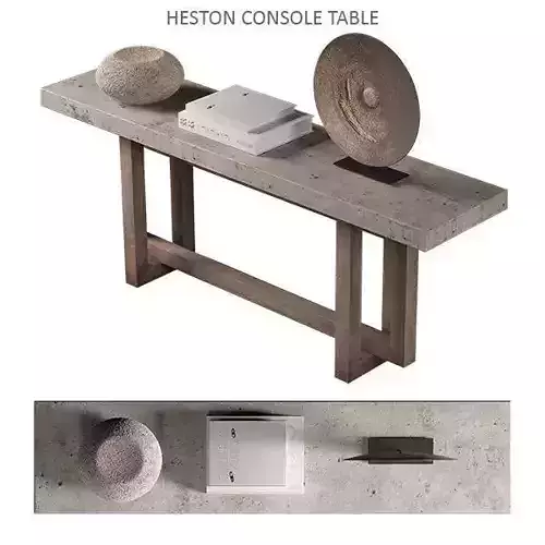 RH HESTON CONSOLE TABLE 3D model