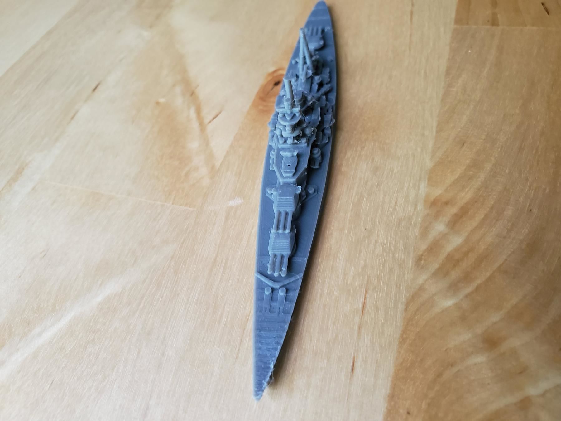 German Scharnhorst Class Battleship 3D print model_5