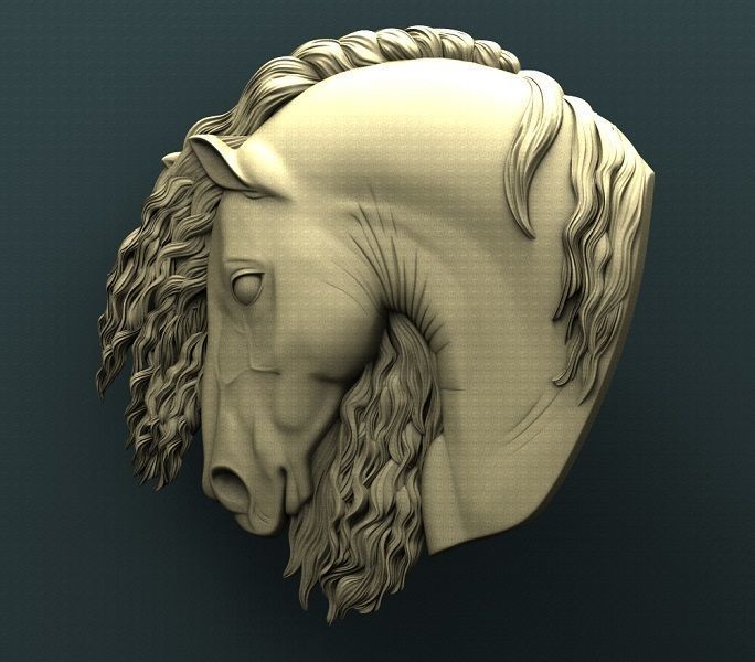 FOAL WALL CLOCK 3D print model_1