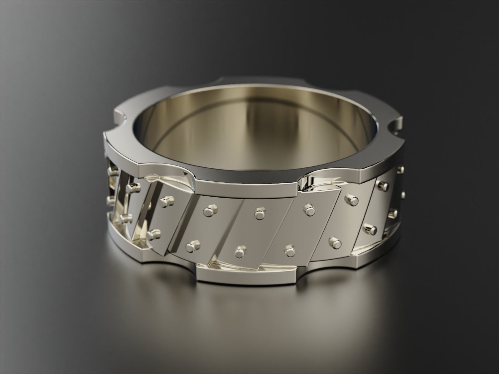 Plate ring 2 3D print model_3