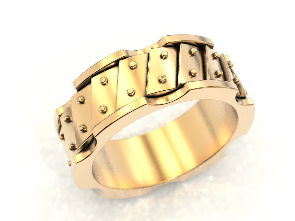 Plate ring 2 3D print model_16