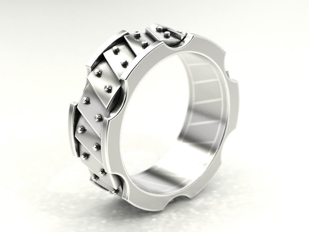 Plate ring 2 3D print model_15