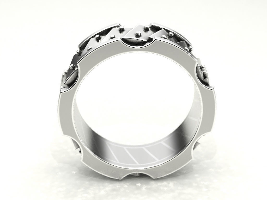 Plate ring 2 3D print model_13